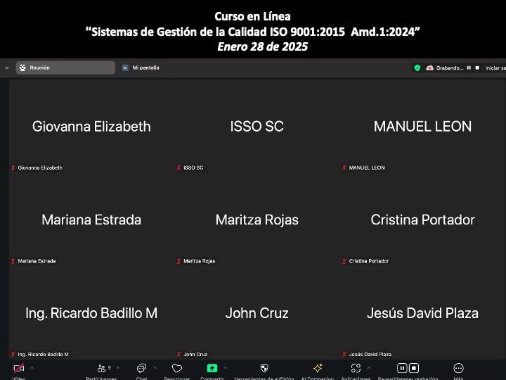 ISSO Interamerican Standard System Organization | Mexico City