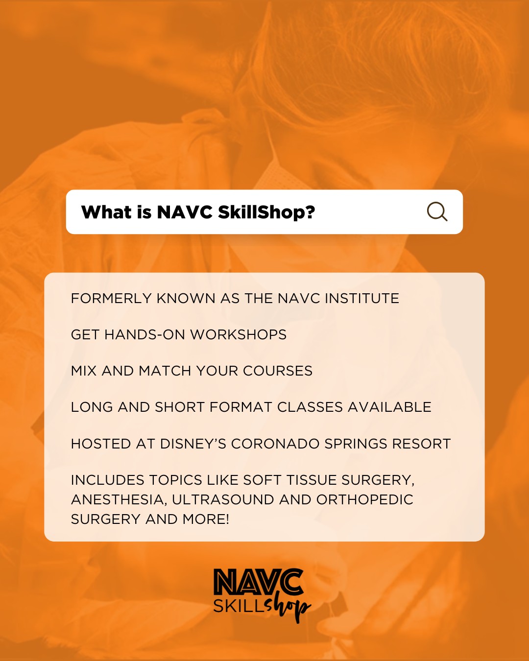 NAVC - In case you were wondering what to expect with NAVC SkillShop ...