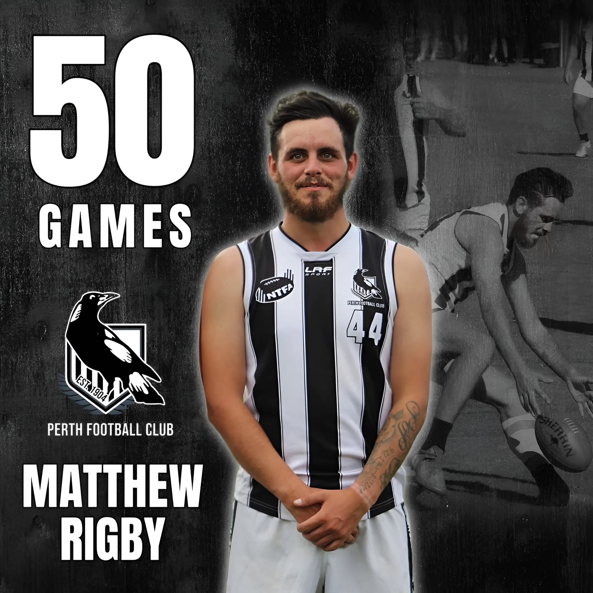 Perth - Congratulations to Matthew Rigby who today will be lining up ...