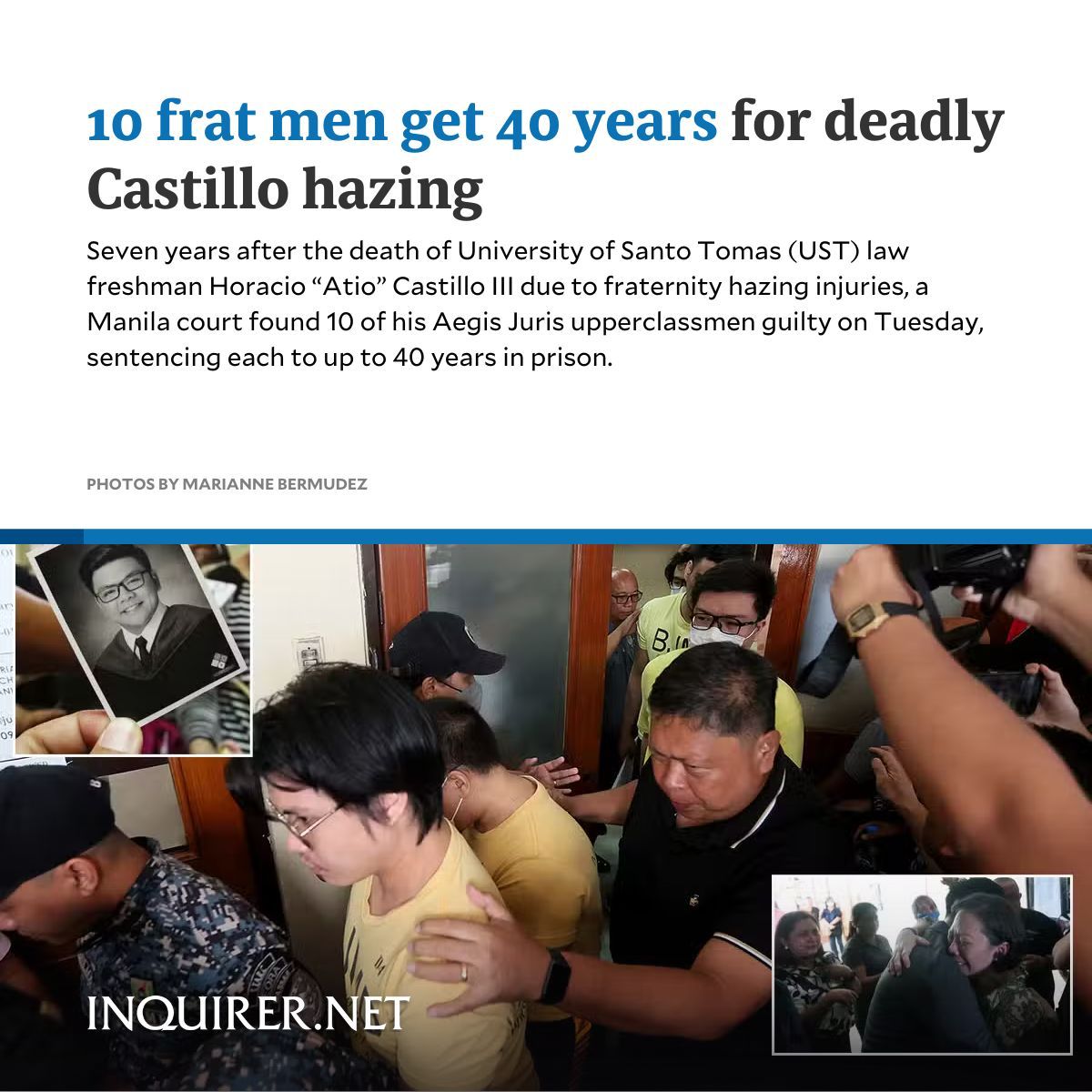 INQUIRER.net - The men were convicted of violating the...