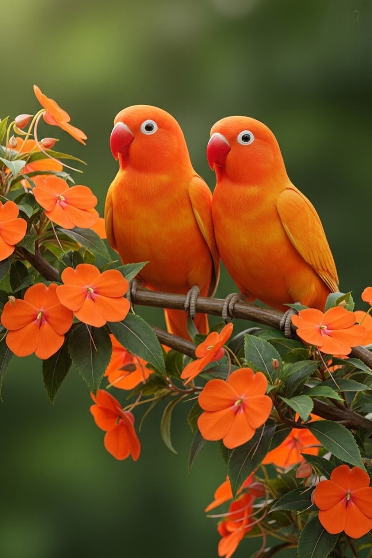 What type of birds are these love birds?