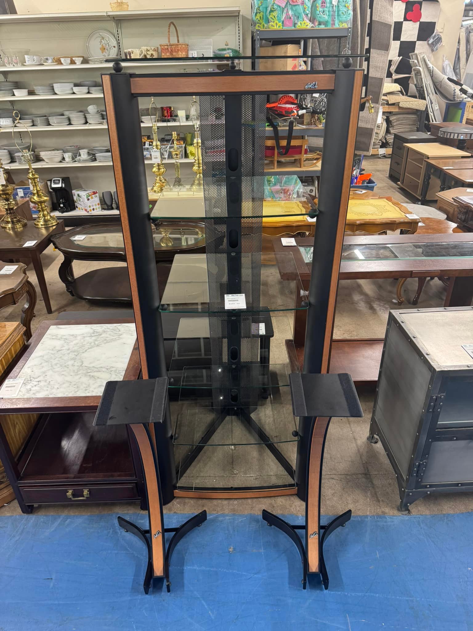 Passaic - Bello Audio Rack Center w/2 Speaker Stands Price: $250.00 ...