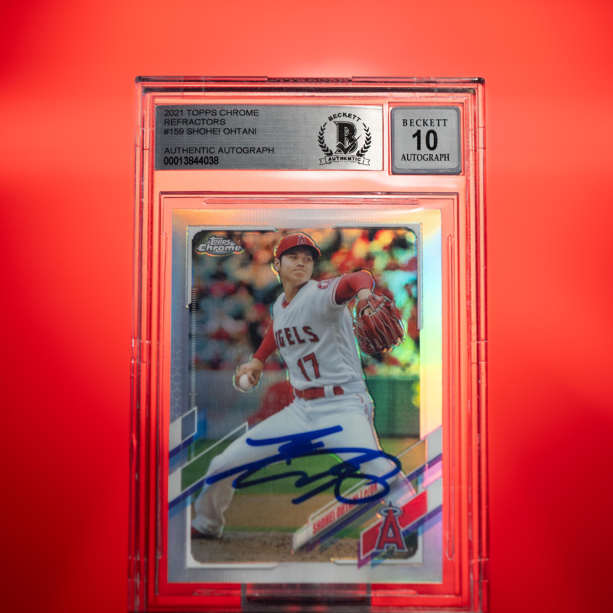 Step up to the plate with Shohei Ohtani! ⚾ This 2021 Topps Chrome 