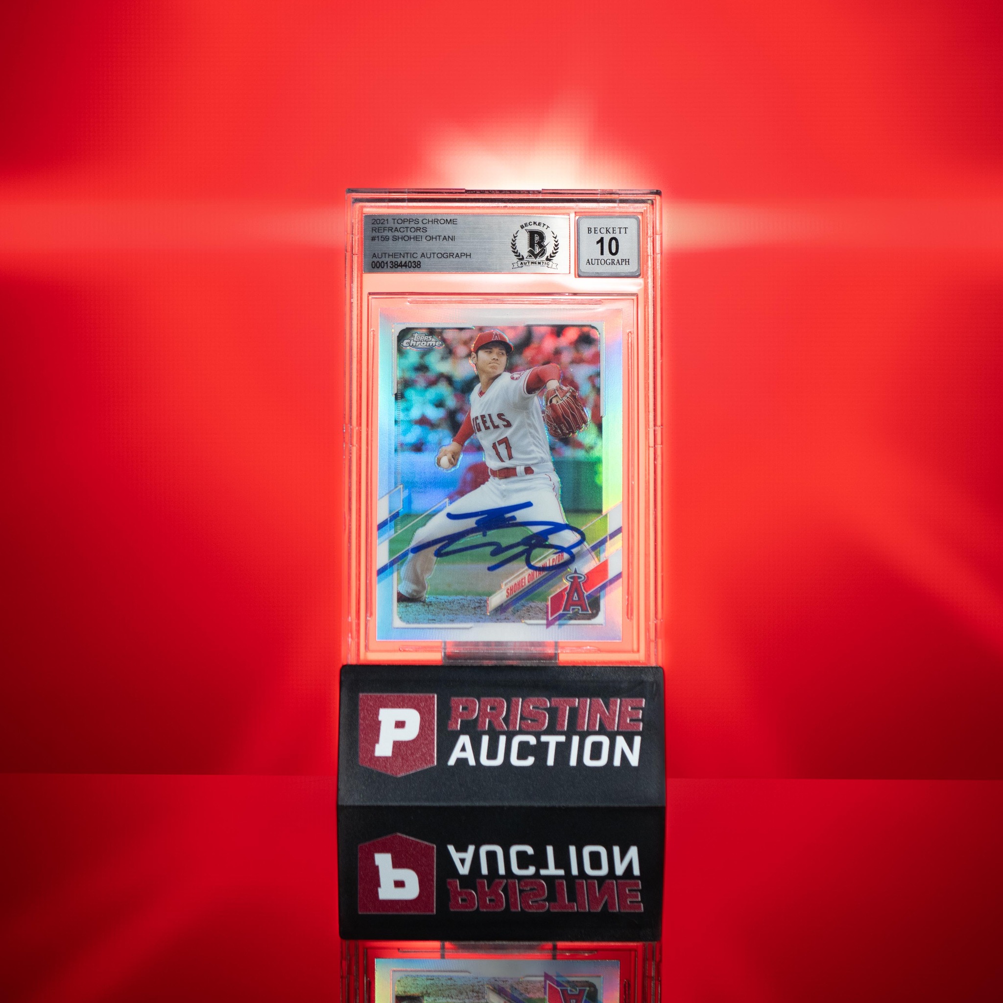 Step up to the plate with Shohei Ohtani! ⚾ This 2021 Topps Chrome 