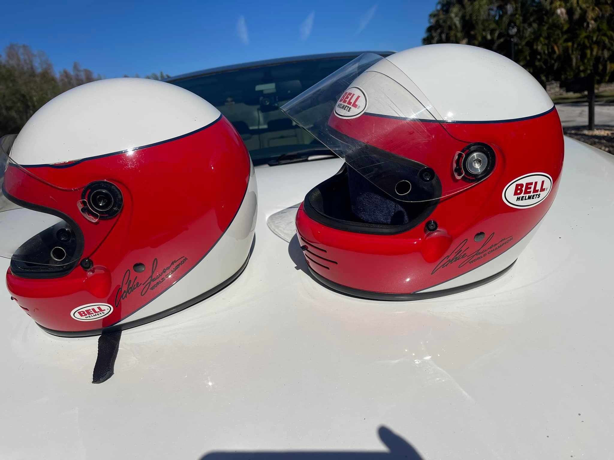 bell eddie lawson helmet 1996 Race Used Galles Racing Feuling IndyCar motogp500cc #1992 #hungaroring #eddielawson #birthdayboy🎉