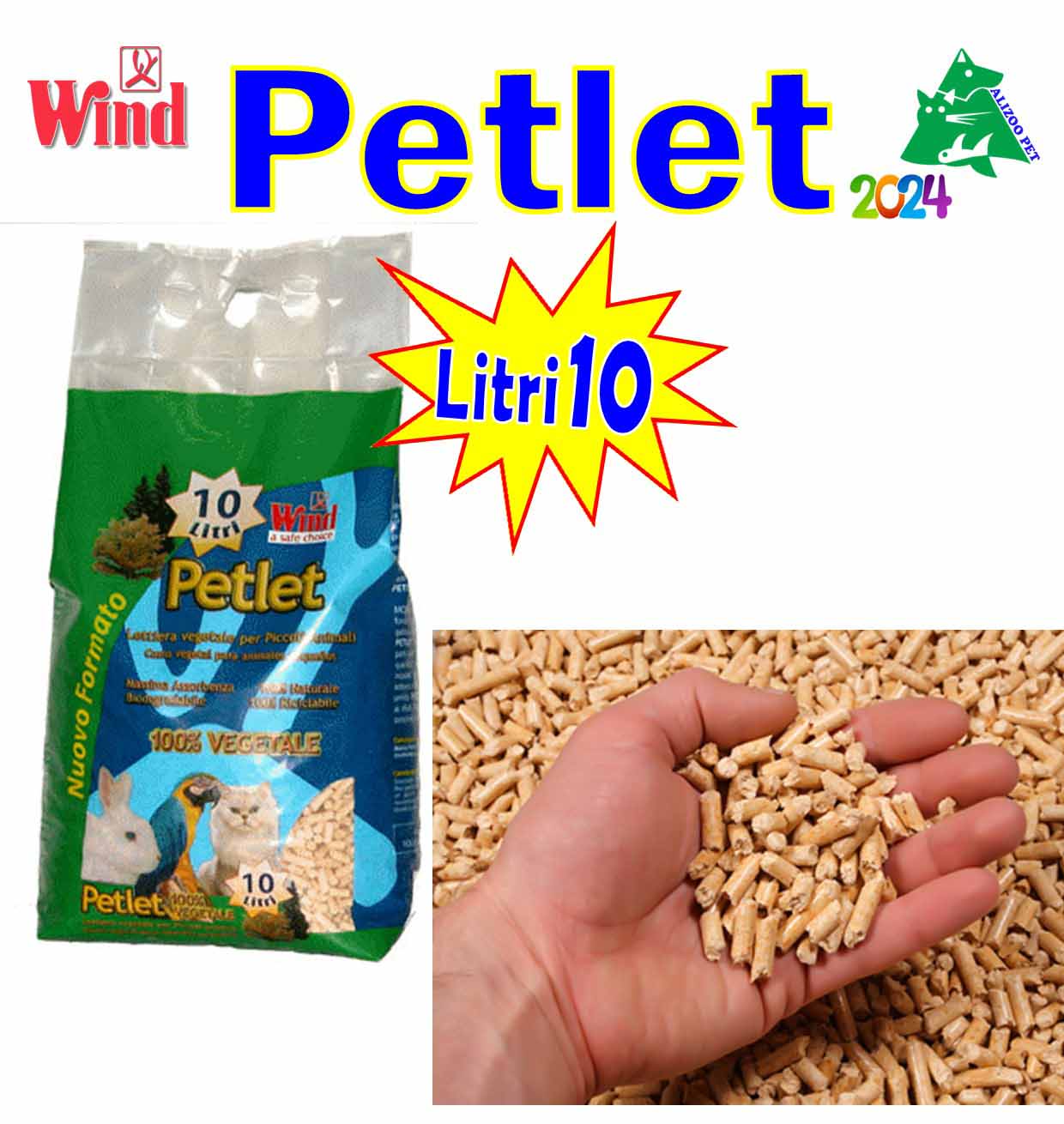 Lettiera 100% Vegetale Petlet in... - Alizoo PET s.r.l. | Facebook