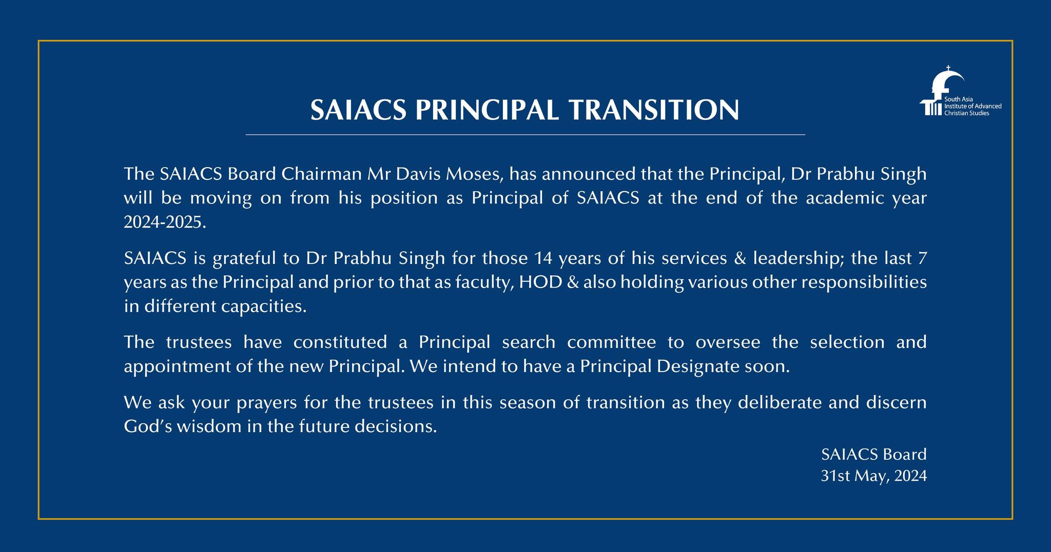 Saiacs Publications