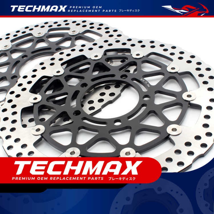 Techmax Brake Disc for Kawasaki ZX-6R 636 13-23 Years Brake Disc