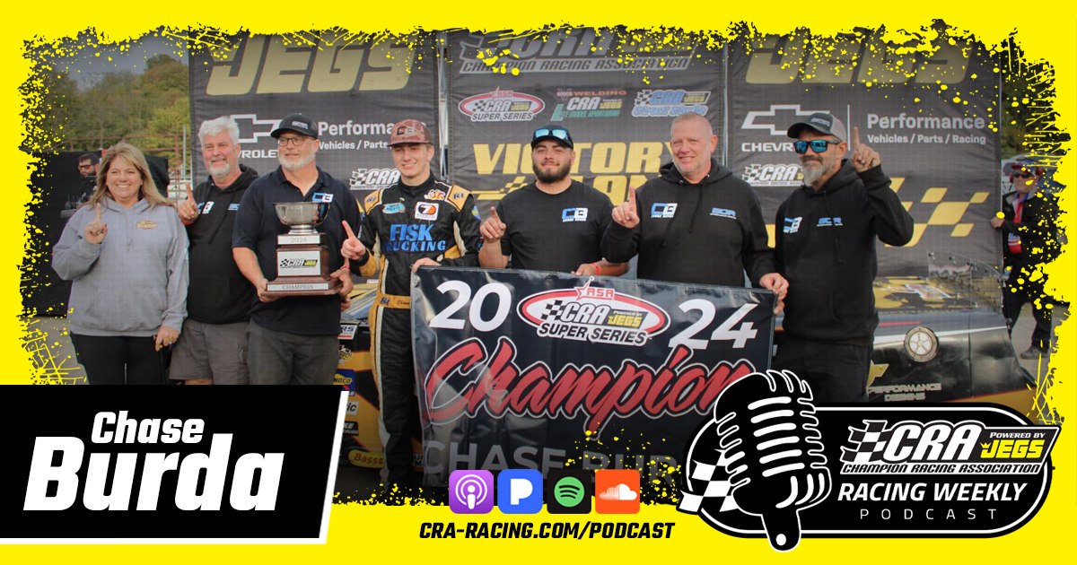 CRA: - Chase Burda has won three championships in three different ...