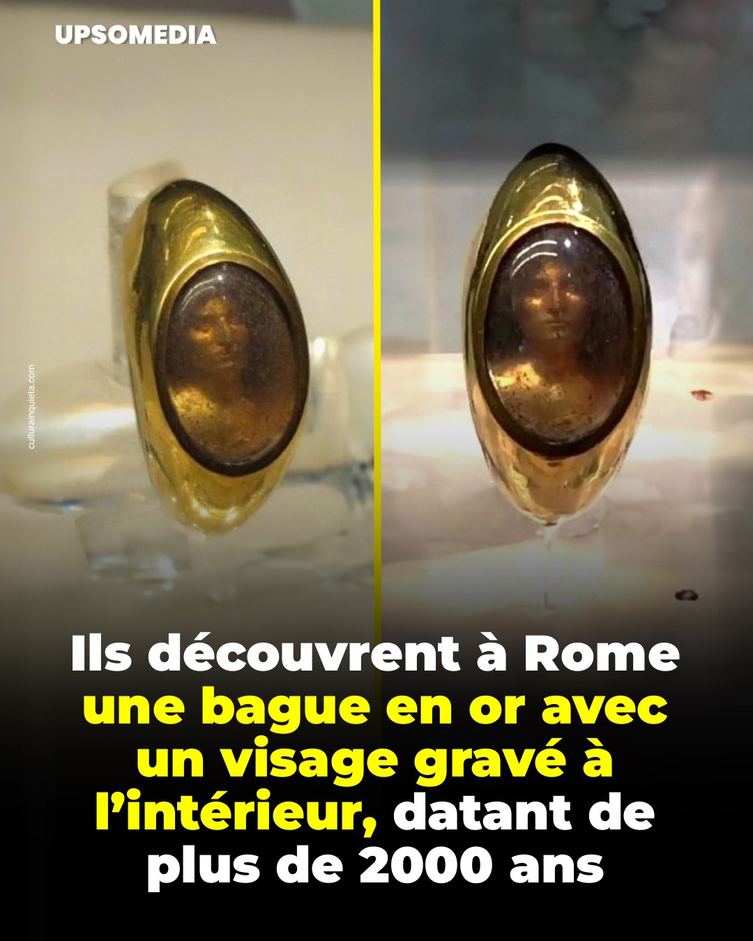 Bague Romaine Vintage - Occasion - Style Ancien Et Chargé D'histoire