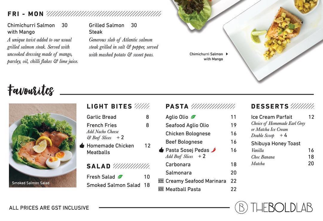 The Bold Lab We Have Also Added New Items Under Favourites On Our Revamped Menu Have You Tried Them Yet Theboldlab Kotabharu Cafehopkb Facebook