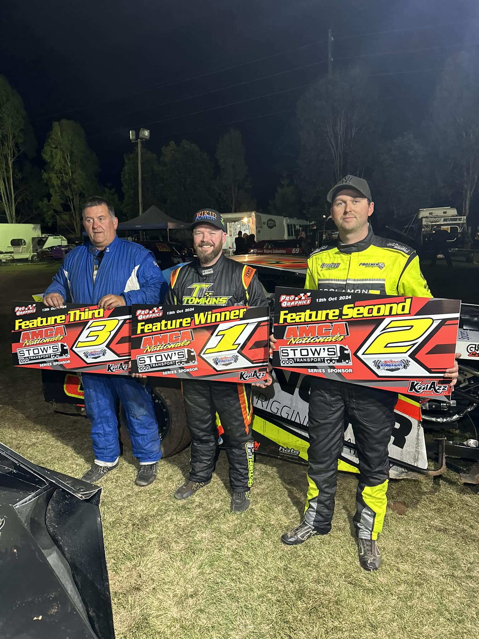 AMCA - Nathan Tomkins has taken the feature race win for round 2 of the ...
