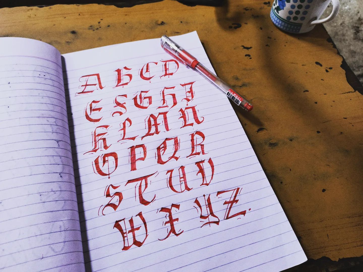 Calligraphy - Gothic Lettering for beginners . . . . . . #gothic # ...