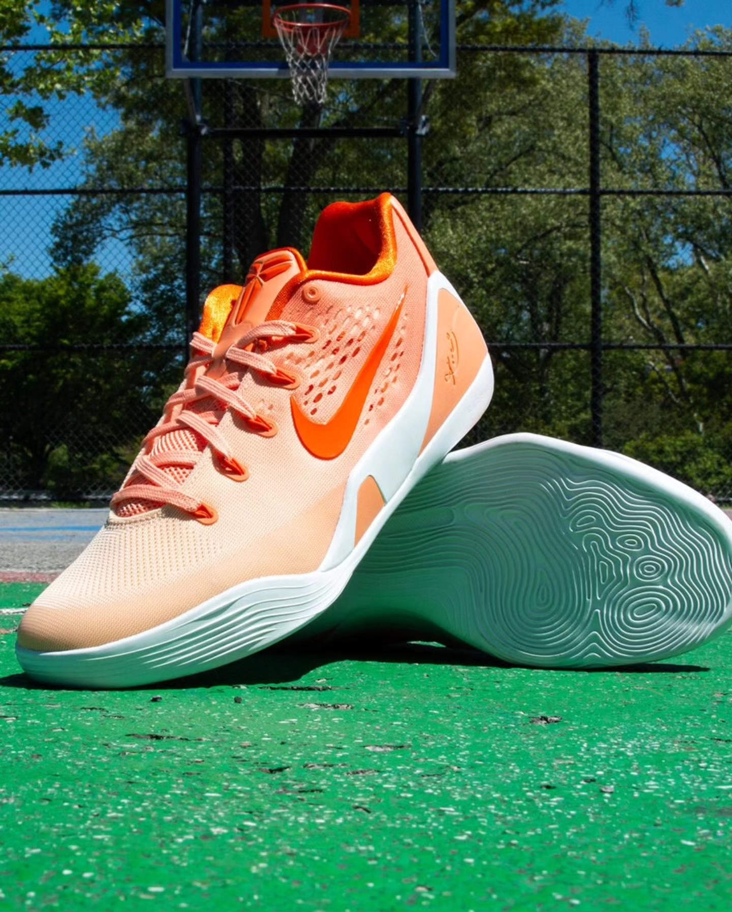 Made for summer runs. ? The Nike Kobe 9 Elite Low EM Protro 