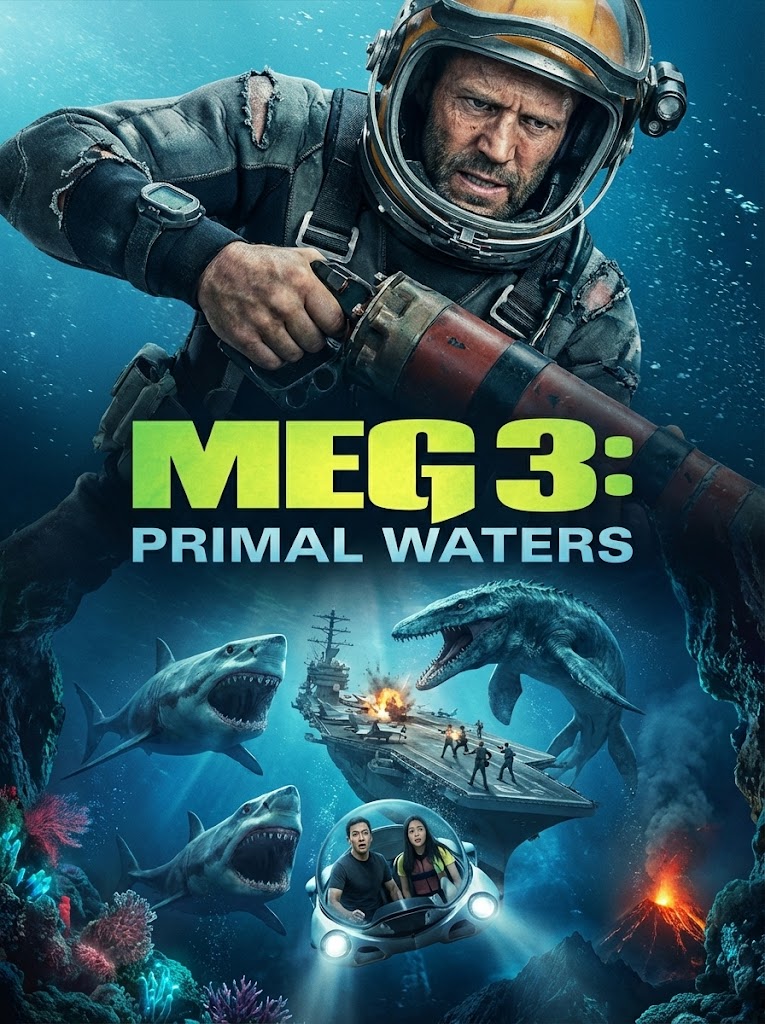 Movie - 🎬 MEG 3: AGUAS PRIMITIVAS 🦈 Protagonizada por: Jason Statham ...
