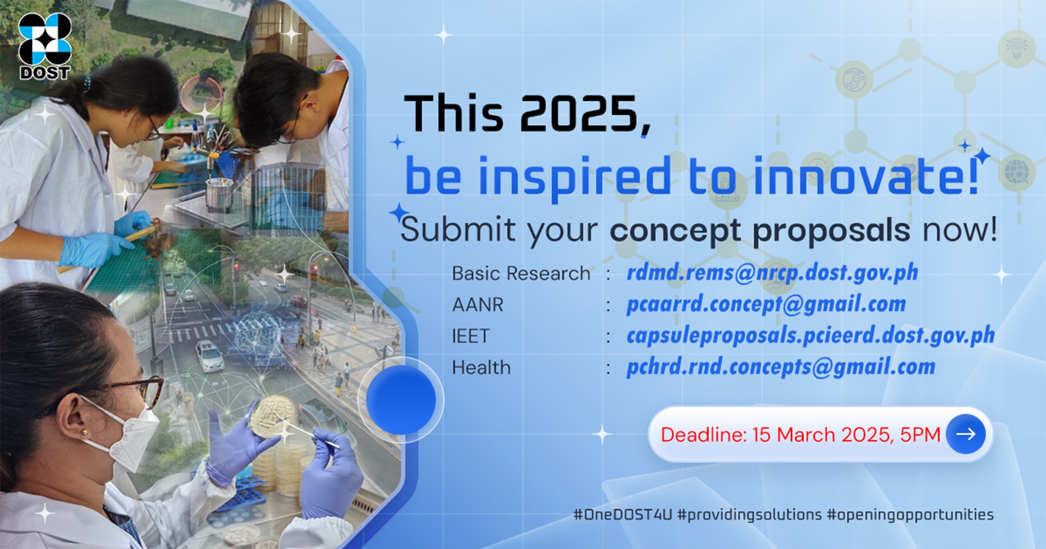 DOST - A good proposal is 🔑 The Department of Science and Technology ...