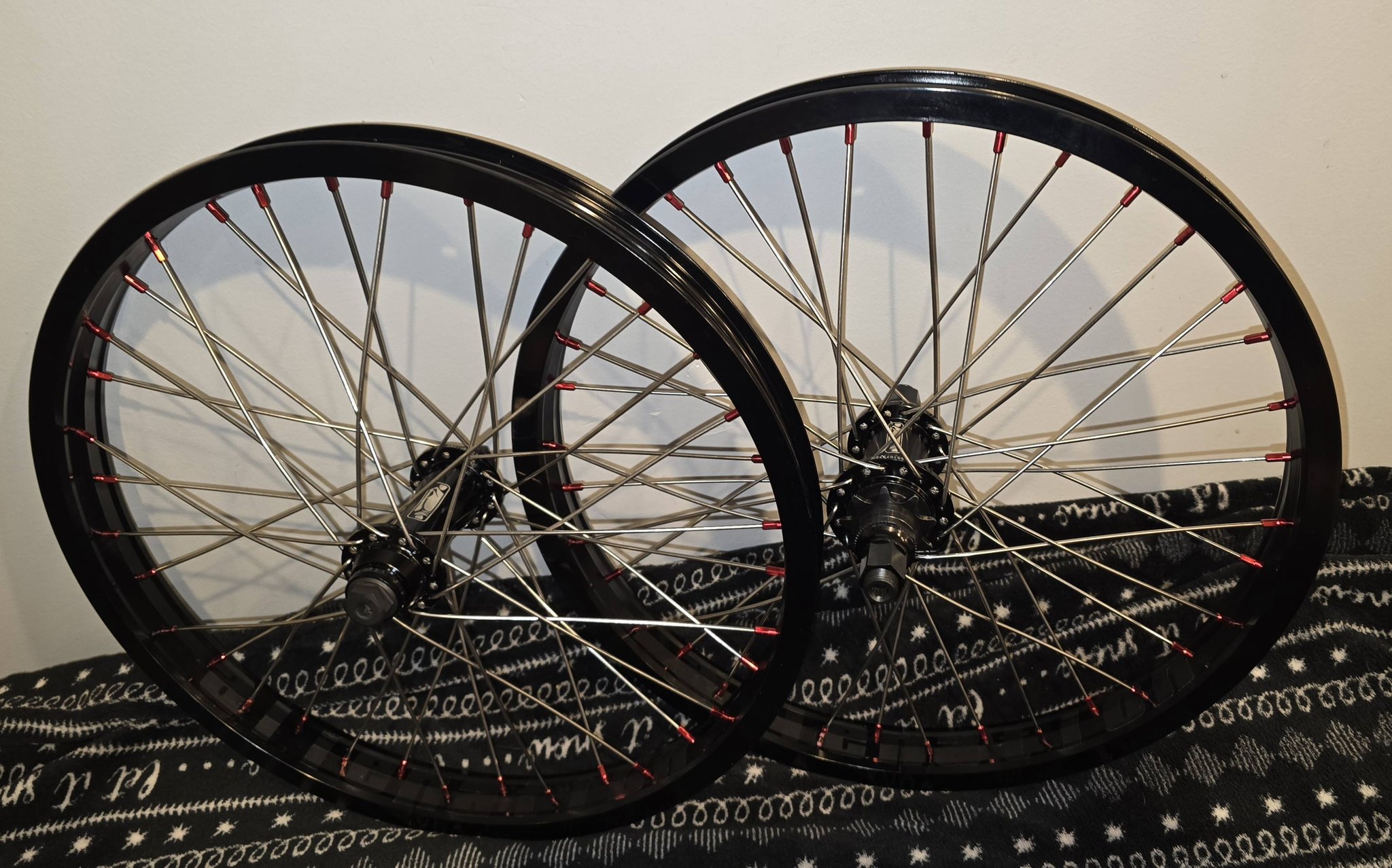 18-inch BMX wheelset build with Animal Javelin and Aliation Black 