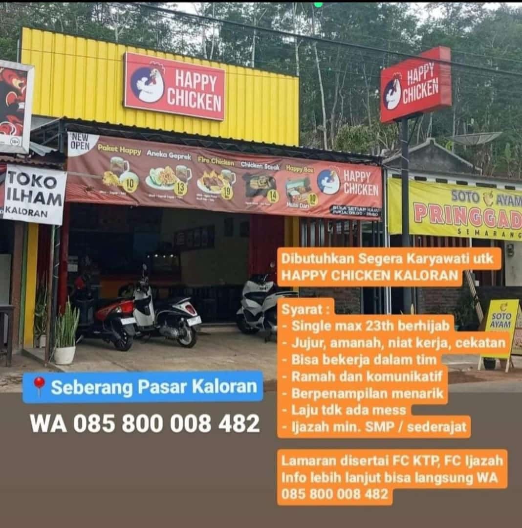Lowongan Kerja Magelang dan Sekitarnya | Temanggung