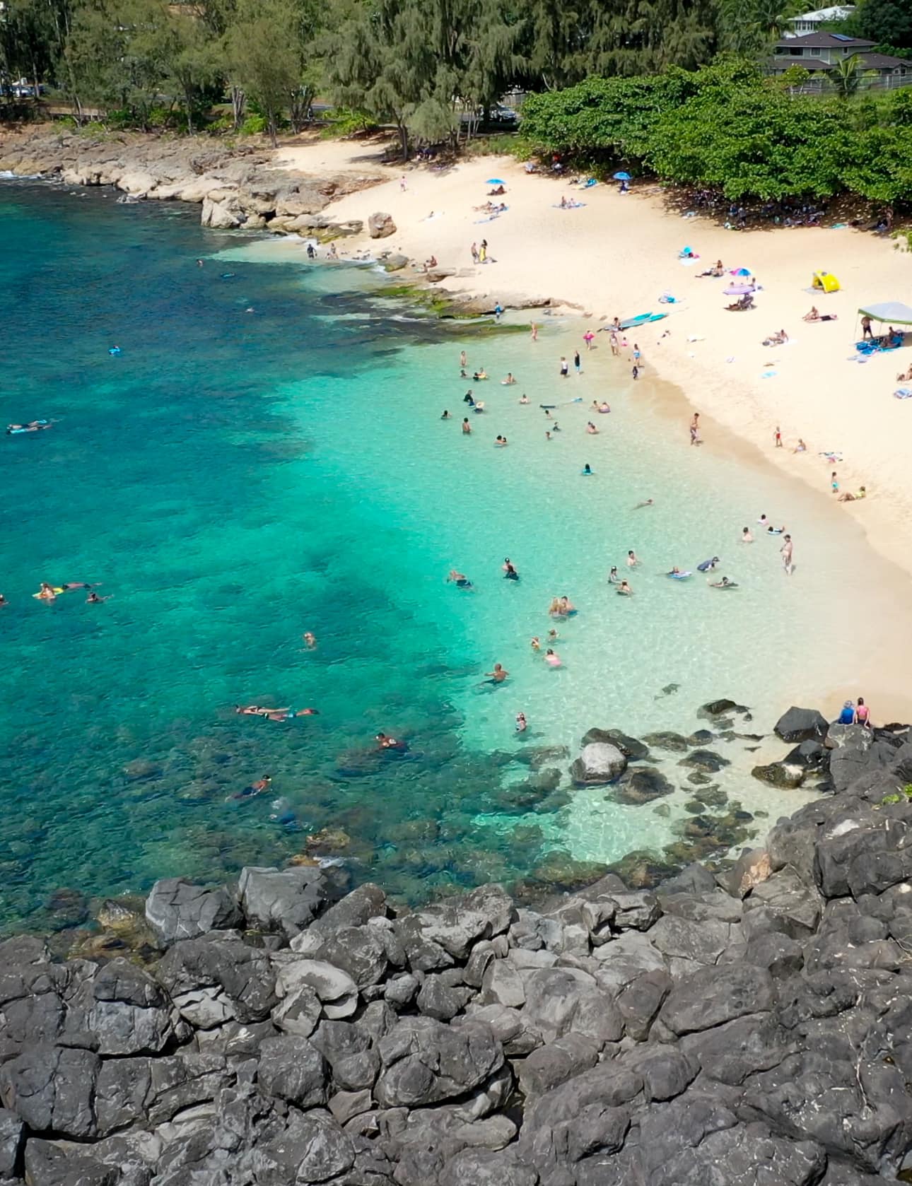 Beautiful day at Three Tables on the North Shore of Oahu