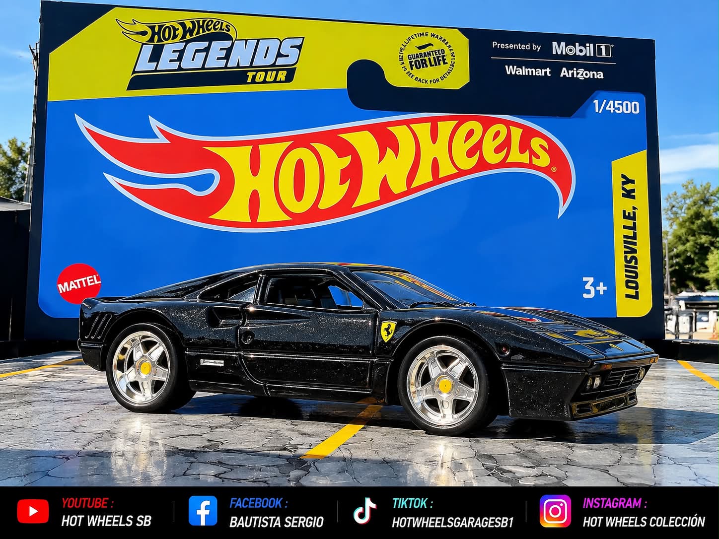 is a Hot Wheels Phil's Garage 1:64 scale Ferrari 288 GTO (Number 19/39