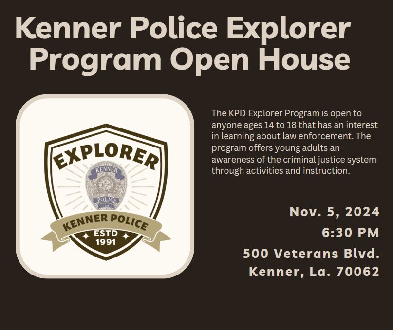 KennerPolice - 𝐇𝐀𝐕𝐄 𝐘𝐎𝐔 𝐇𝐄𝐀𝐑𝐃 𝐀𝐁𝐎𝐔𝐓 𝐎𝐔𝐑 𝐄𝐗𝐏𝐋𝐎𝐑𝐄𝐑 𝐏𝐑𝐎𝐆𝐑𝐀𝐌??... | Facebook