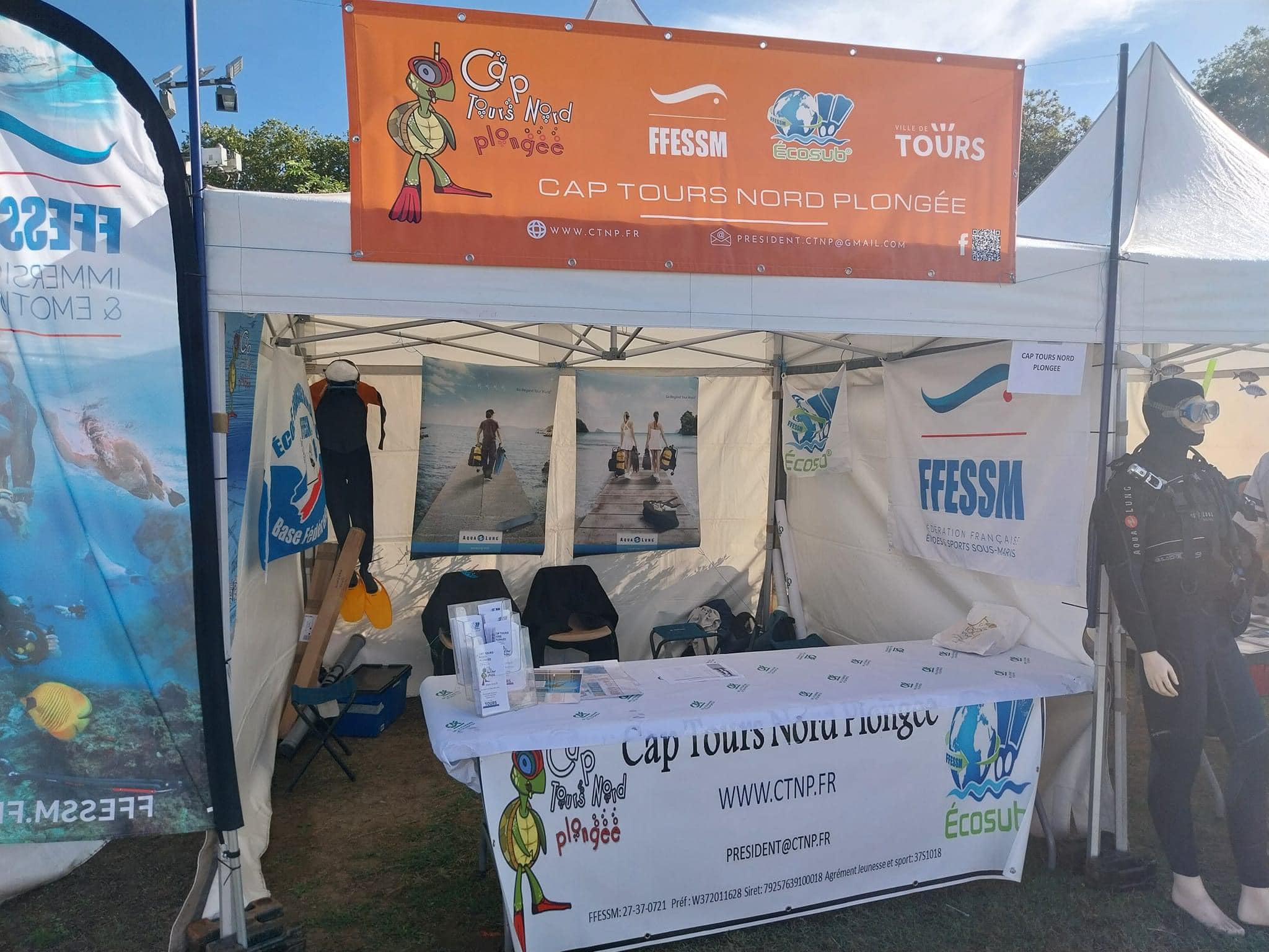 #toursenfete L’équipe du CTNP... - Cap Tours Nord Plongée