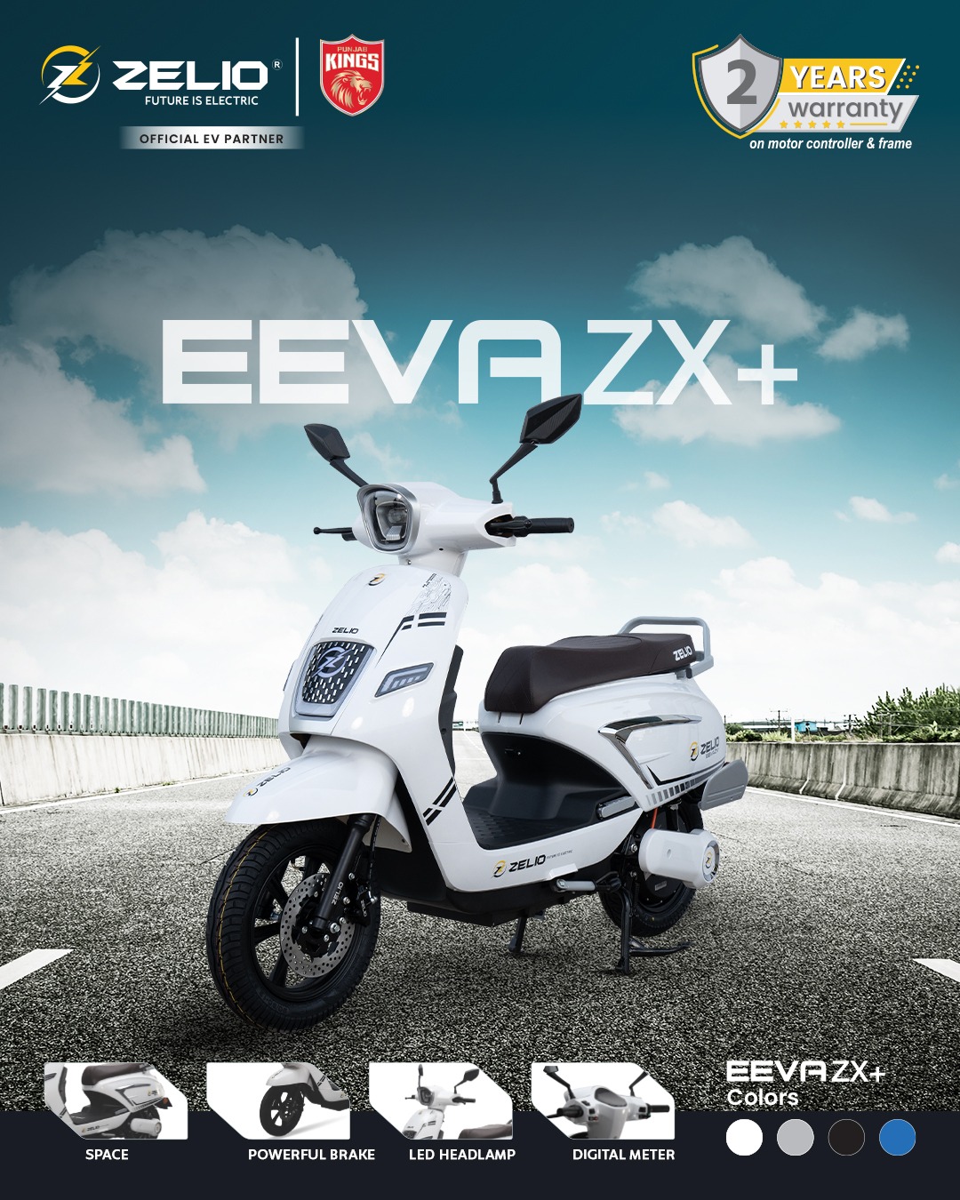 Elevate your daily commute with the all-new Zelio EEVA ZX+!