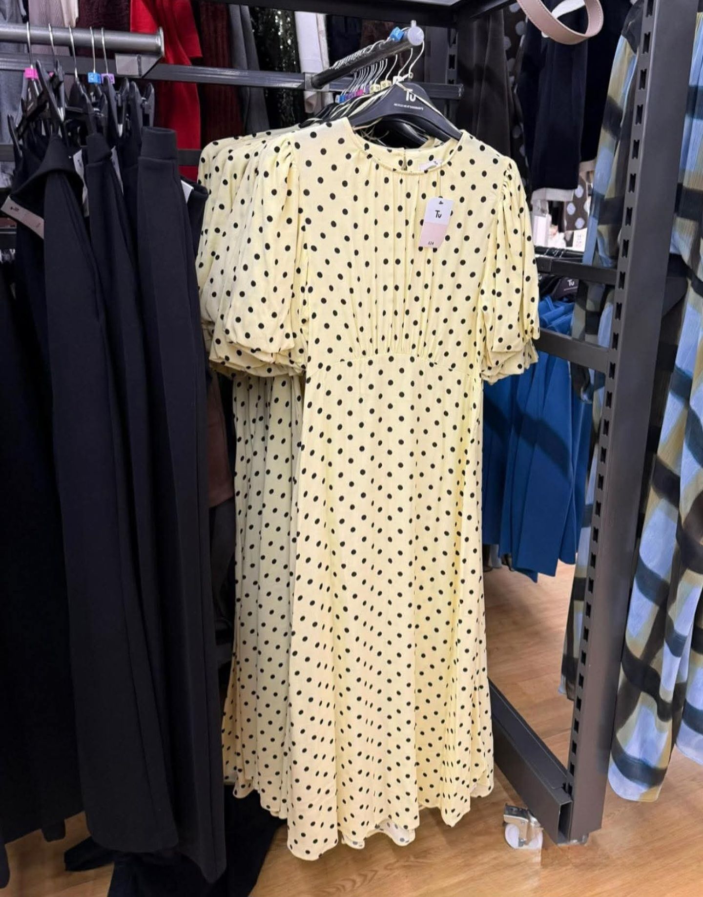 24 at Sainsbury's Tu Clothing 💛this polka dot dress is giving effortless summer vibes 😍✨