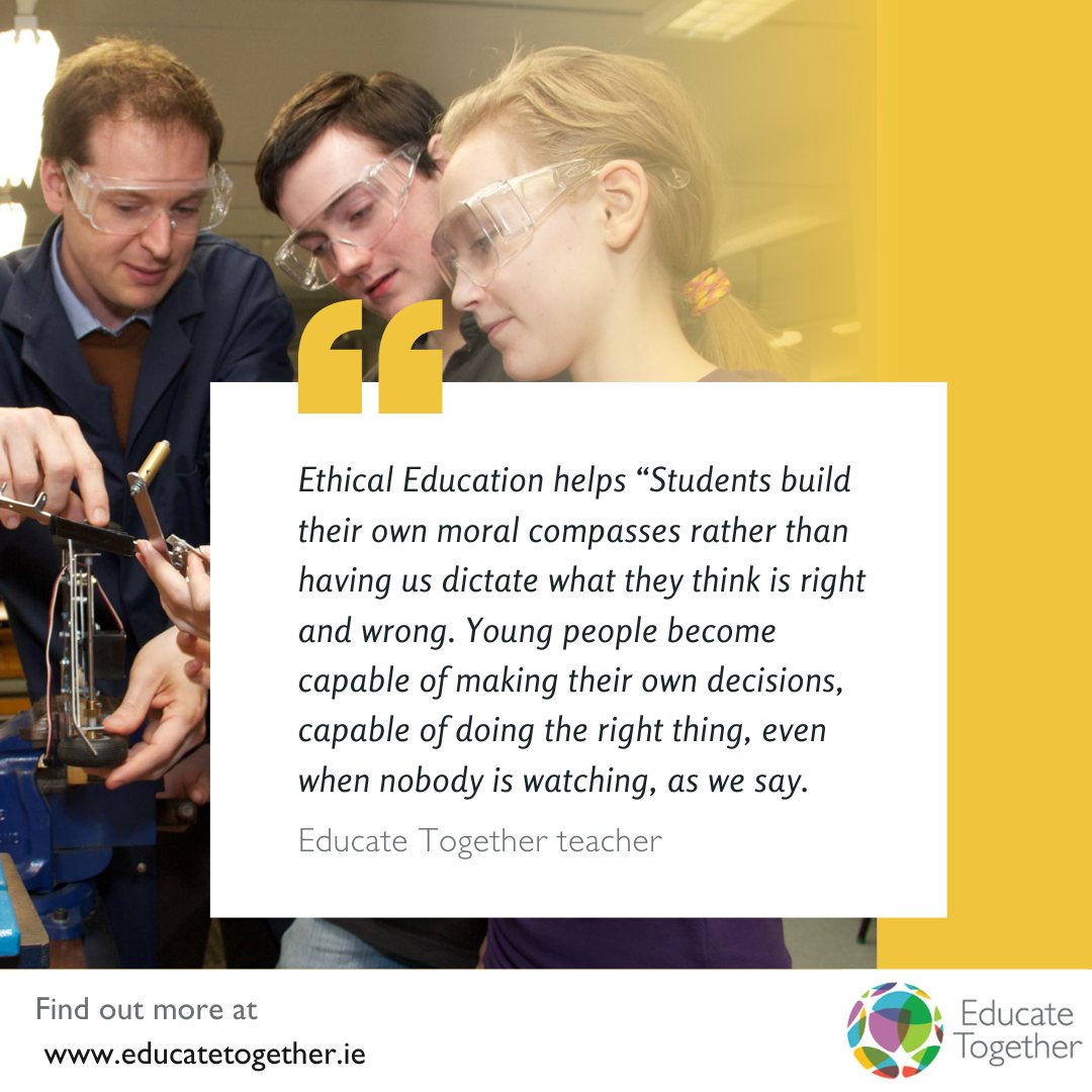 Educate - Ethical Education is a key component of the Educate Together ...