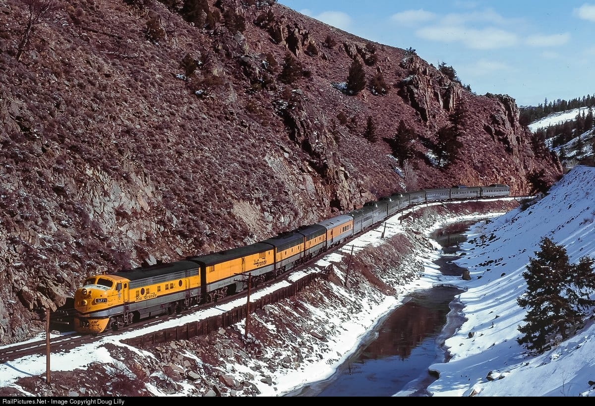 Denver and Rio Grande Western Railroad - The Rio Grande Zephyr Passed ...
