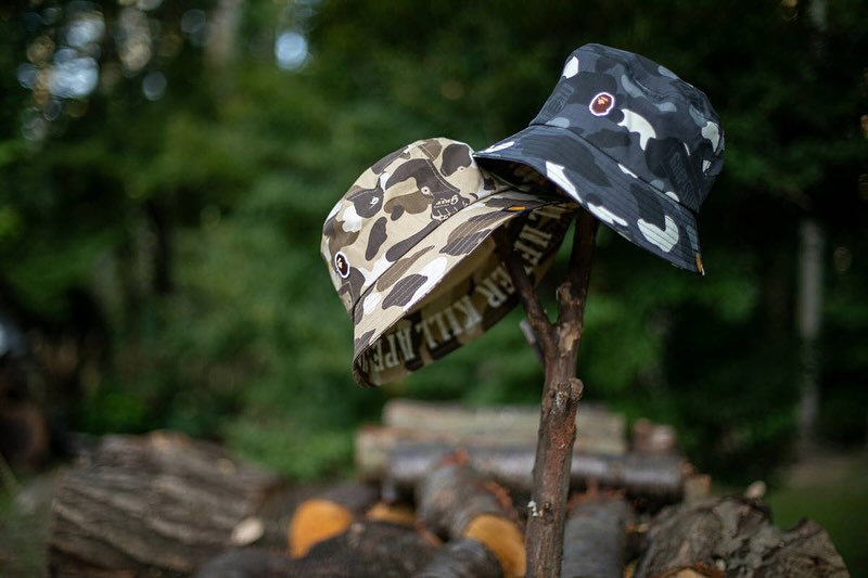 BAPE® X GRIP SWANY GR CAMO FIREPROOF BUCKET HAT 2024年10月12日(土