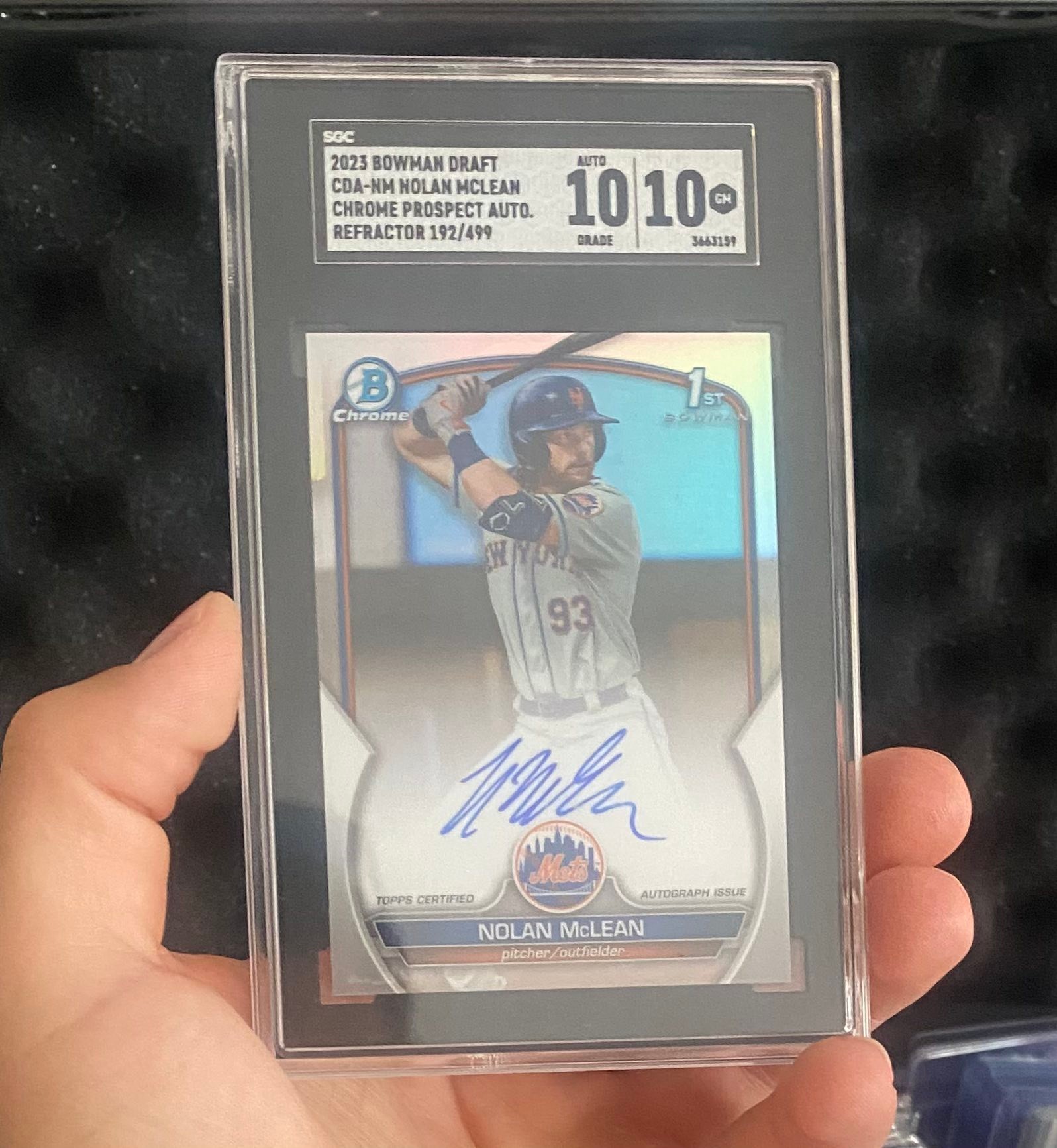 Nolan McLean /499 bowman first auto