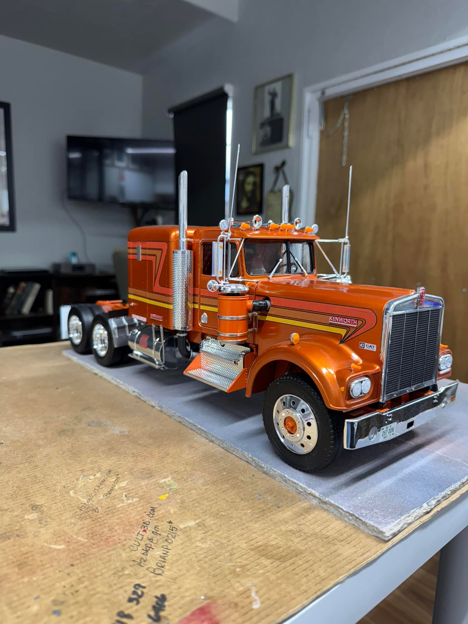 1/16 Scale W-900 Kenworth fully completed and on the shelf…