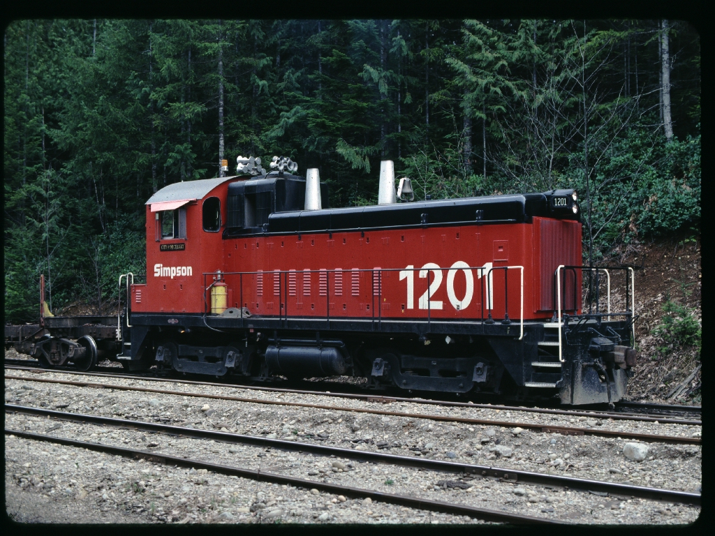 Sierra Pacific Industries EMD SW1200 locomotive