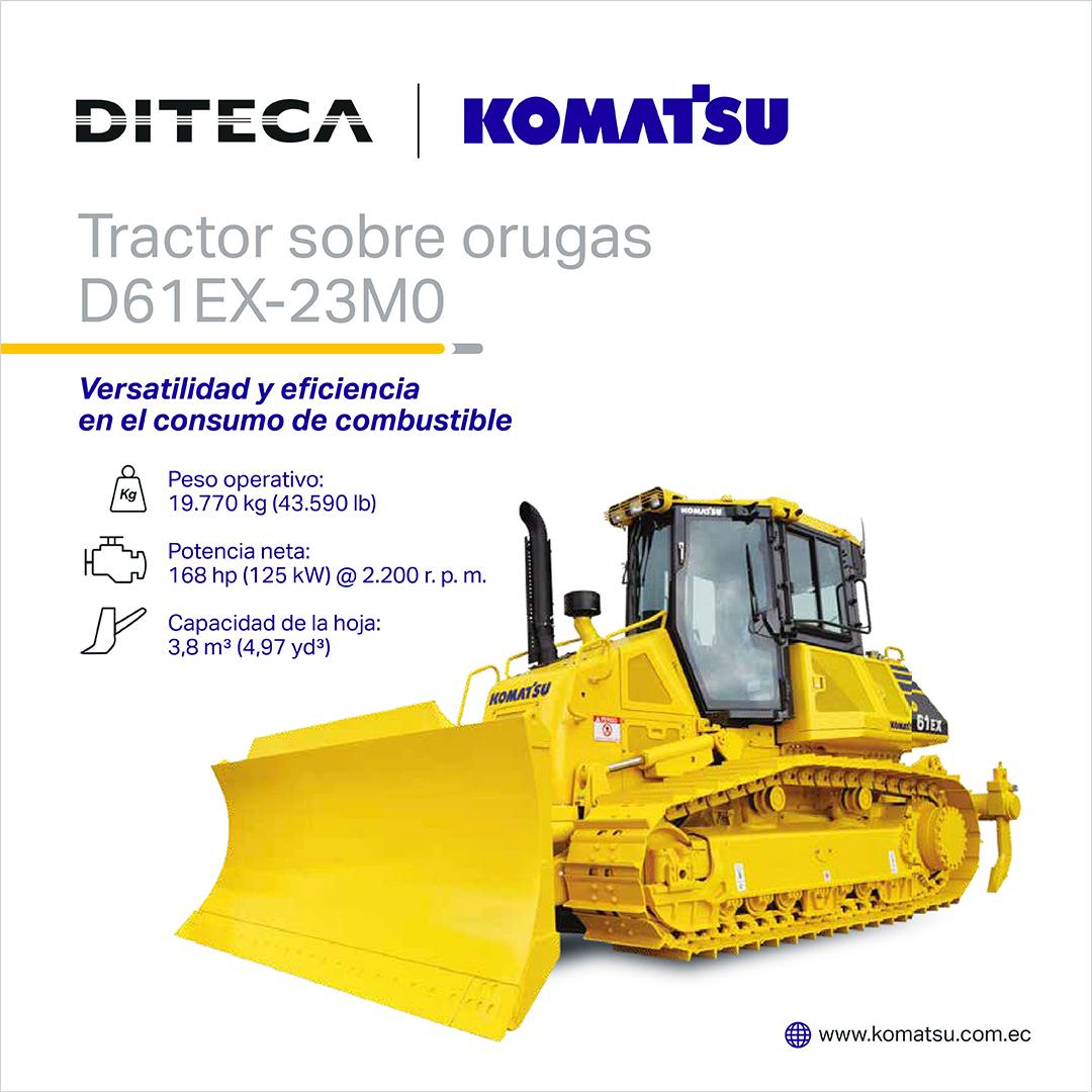 Diteca Komatsu - Versatilidad y Eficiencia de combustible...