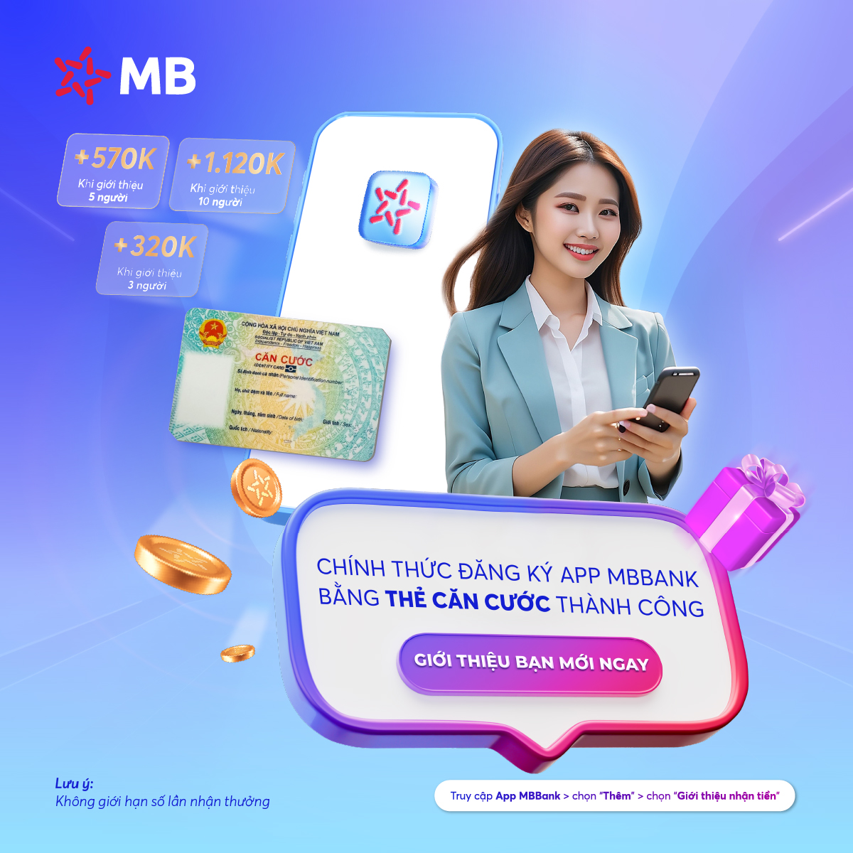 MBBank - CHÍNH THỨC ĐĂNG KÝ APP MBBANK BẰNG THẺ CĂN CƯỚC... | Facebook