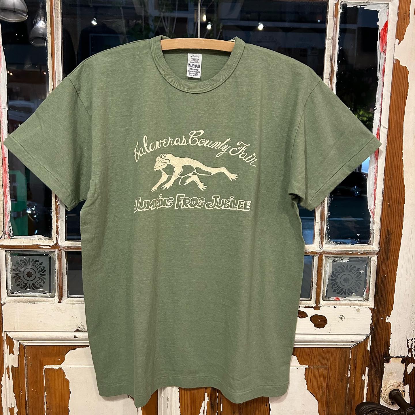 WAREHOUSE and Co Lot 4064”JUMPINGFROG” Color:クリーム、サックス 