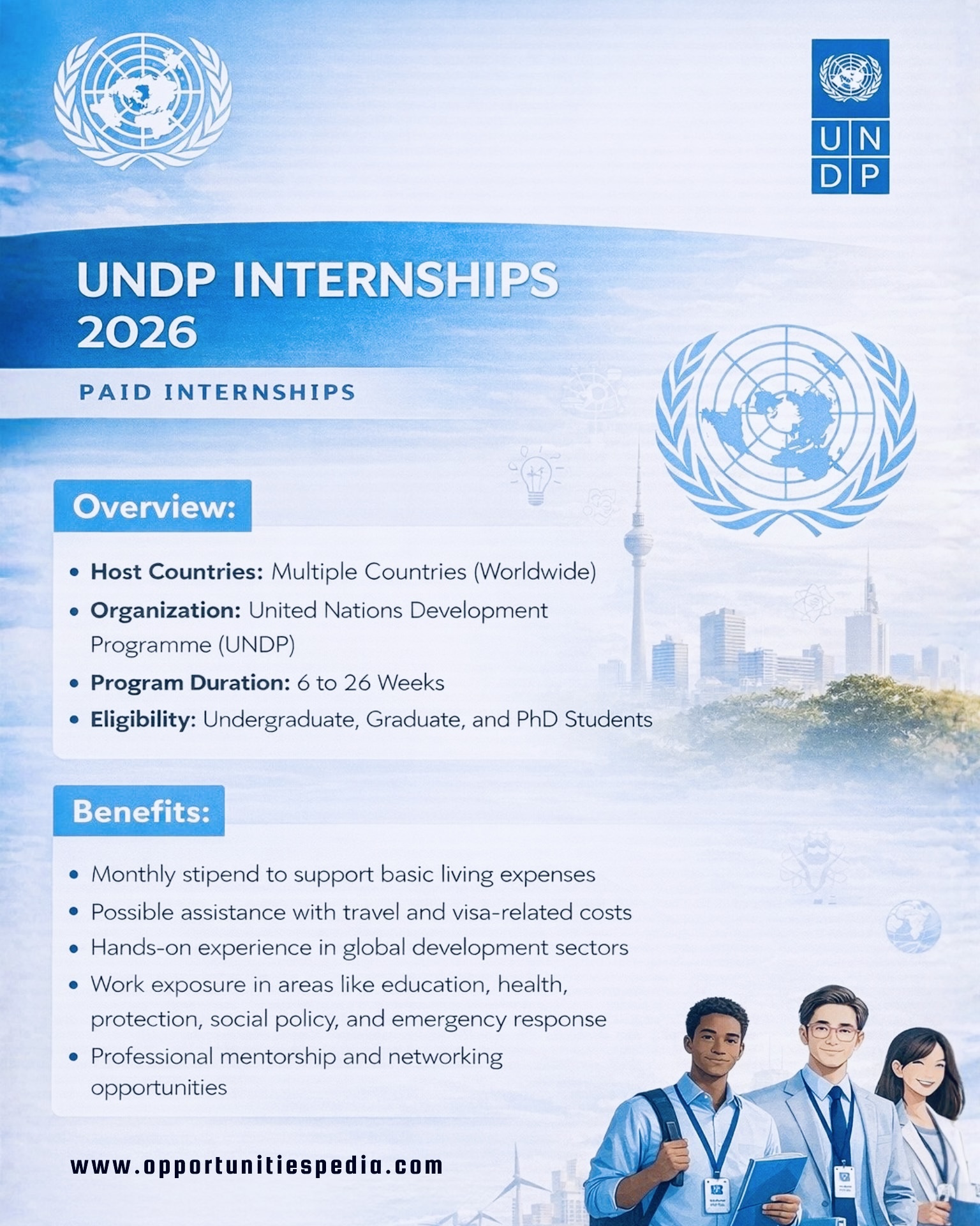 UNDP Internship Program 2026 | Paid... - Opportunities Pedia | Facebook