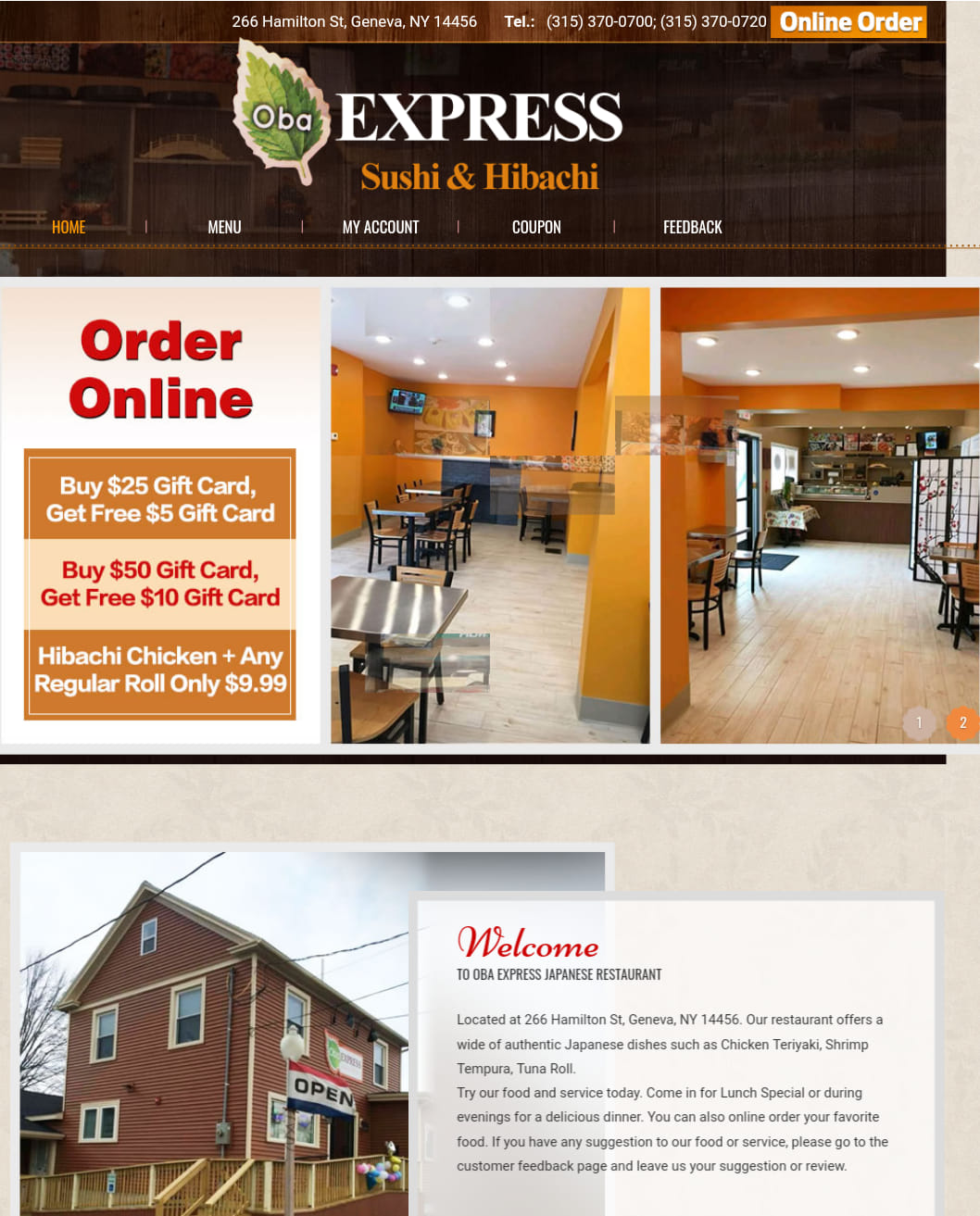 Oba Express | Geneva NY