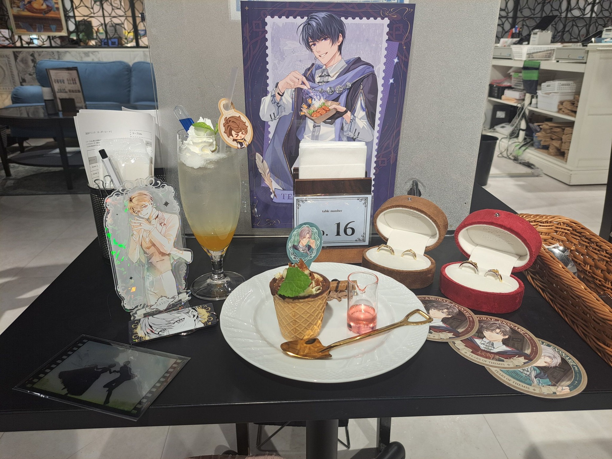 Fate/Zero musical collaboration cafe in Shibuya
