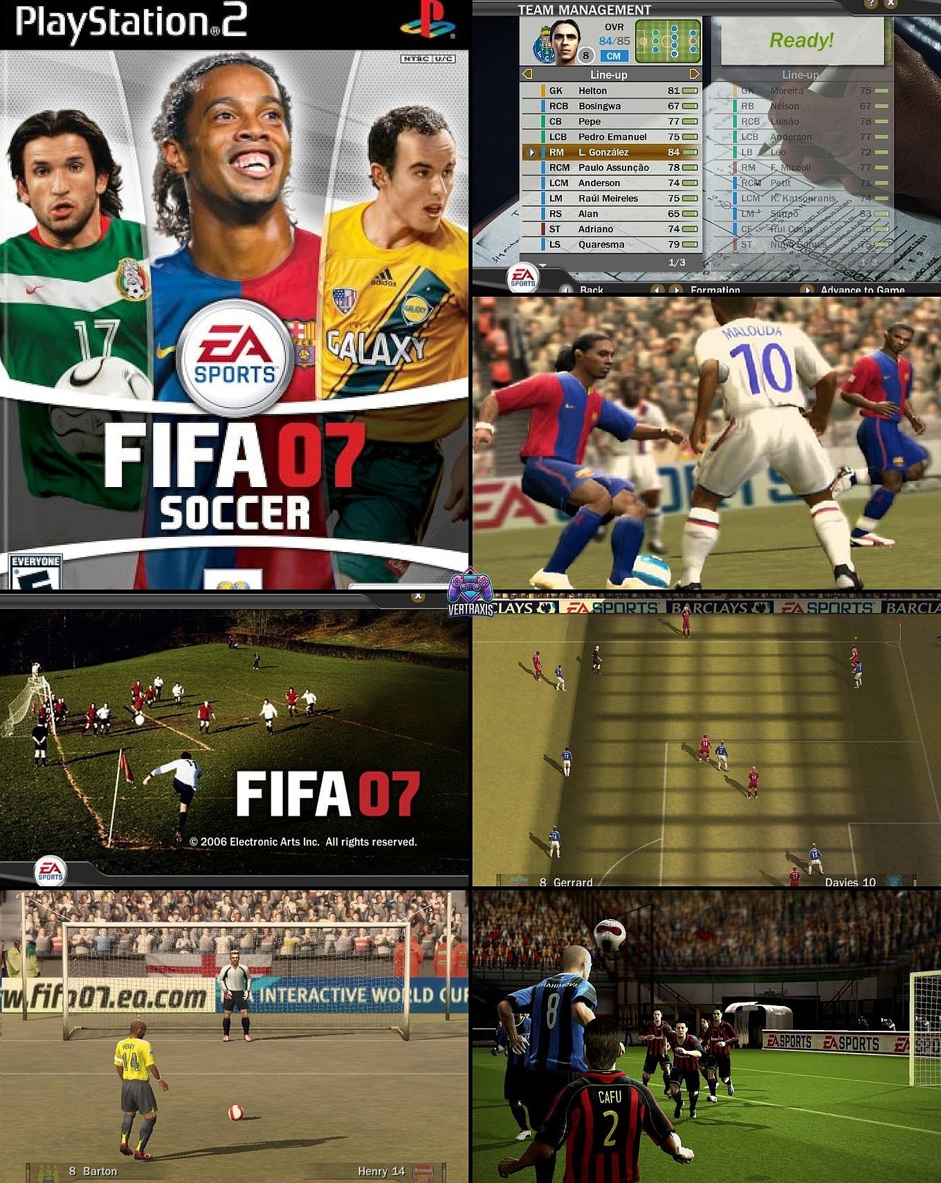 Fifa 07 gameplay and manager mode overview