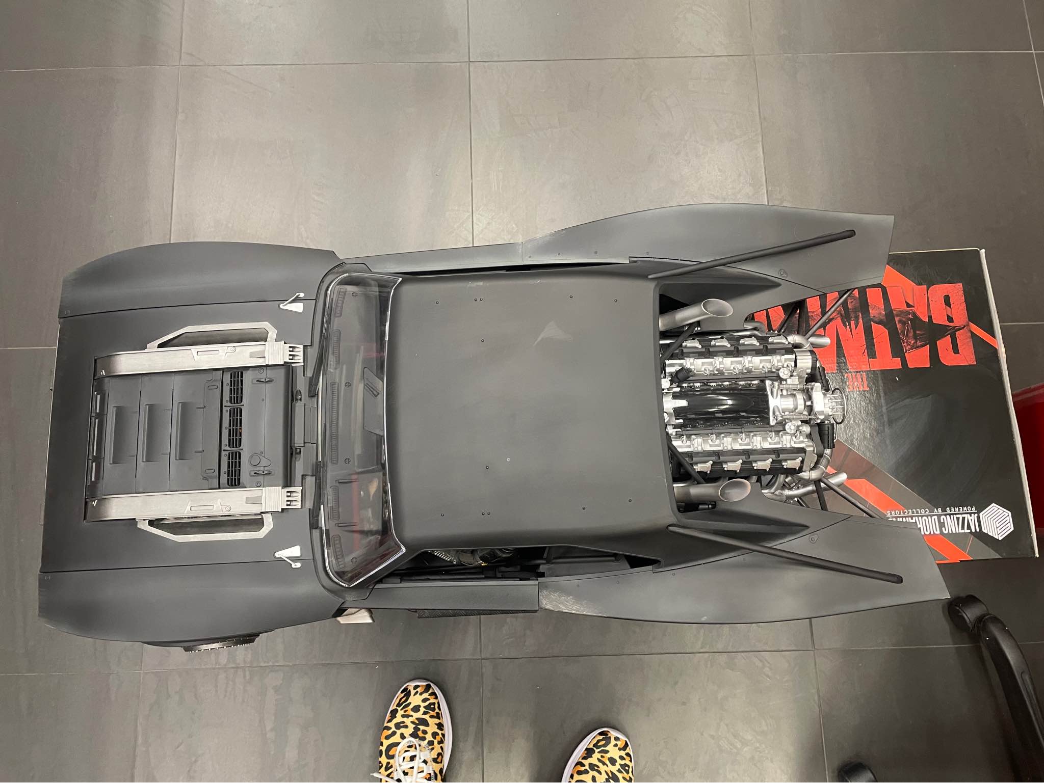 JazzInc 1/6 scale The Batman Batmobile and InArt Batman - Toy Race Car ...
