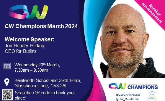 MEET OUR SPEAKERS!... - Coventry and Warwickshire Champions | Facebook