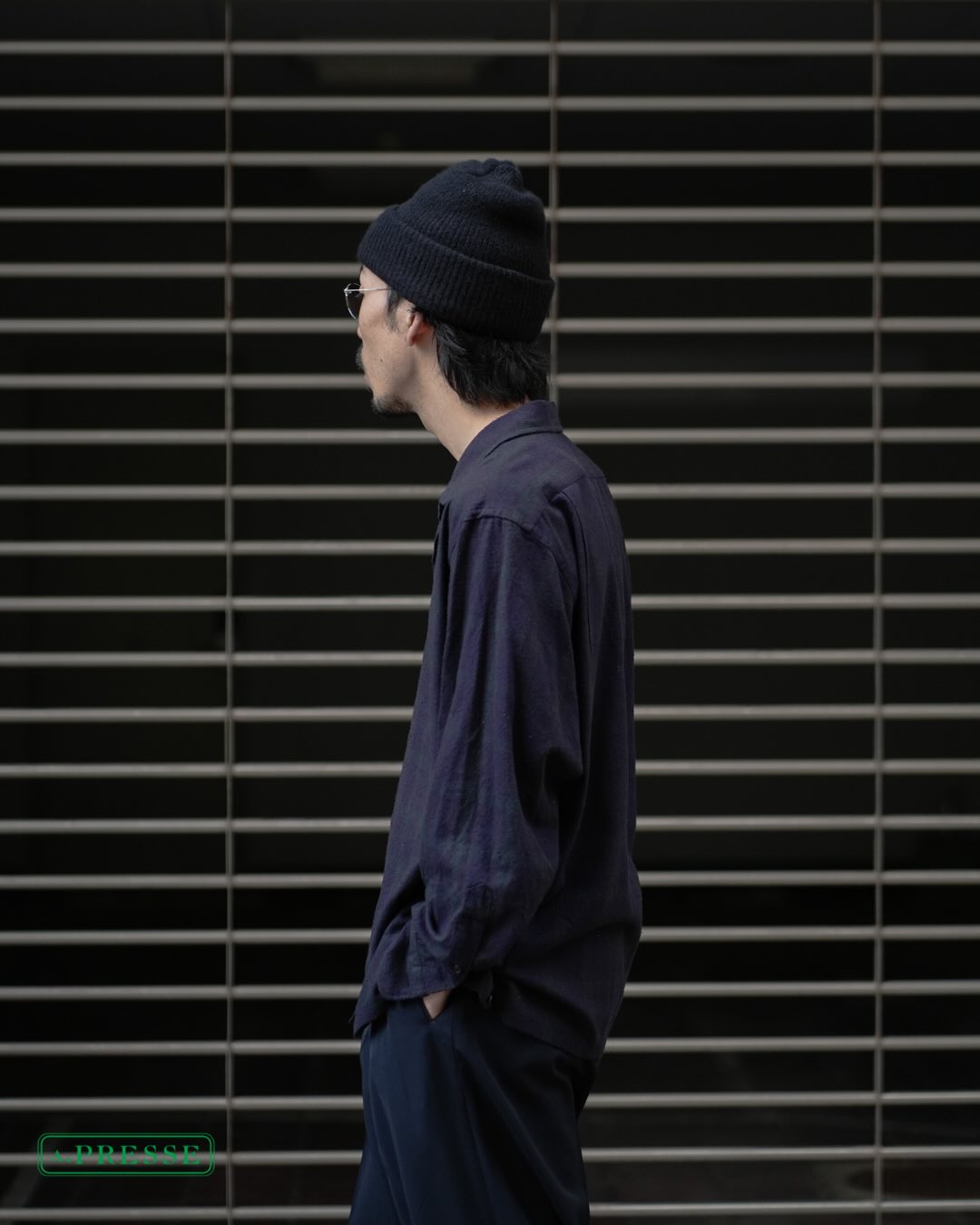 A.PRESSE ⠀ “ Silk Nep Loop Collar Shirt ” lot : 26SAP-02-14 color