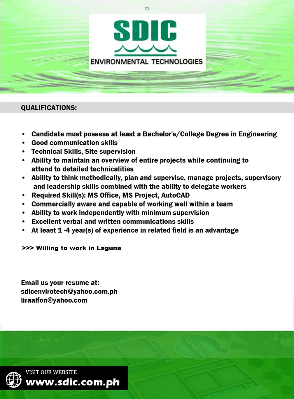 SDIC Environmental Technologies, Inc | Antipolo