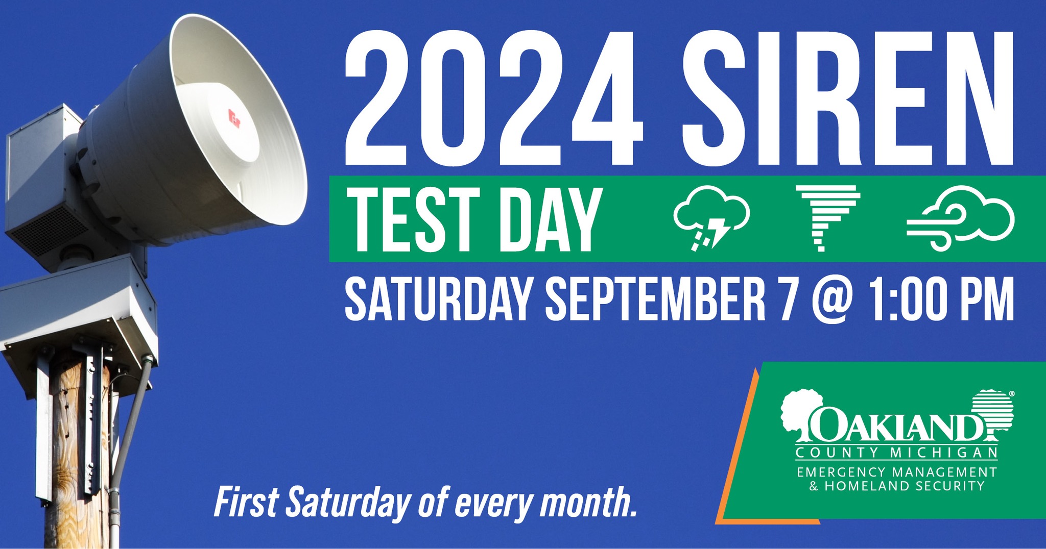 Siren test tomorrow at 1:00 PM. - Royal Oak Police Department | Facebook