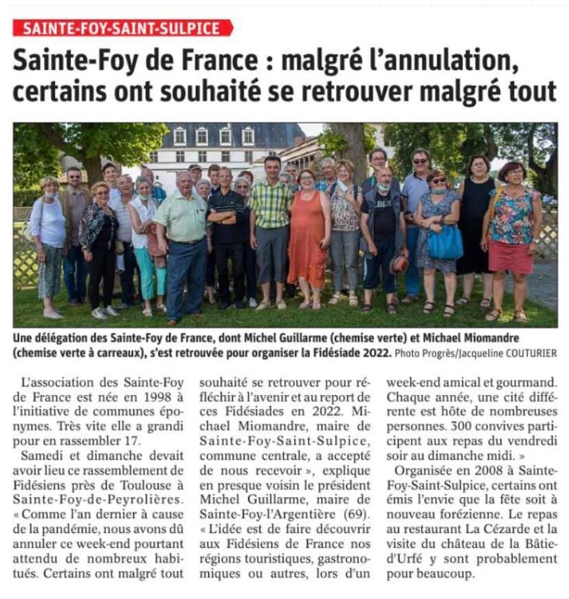 Commune de Sainte-Foy - Vendée - A cause de la crise sanitaire, le week ...