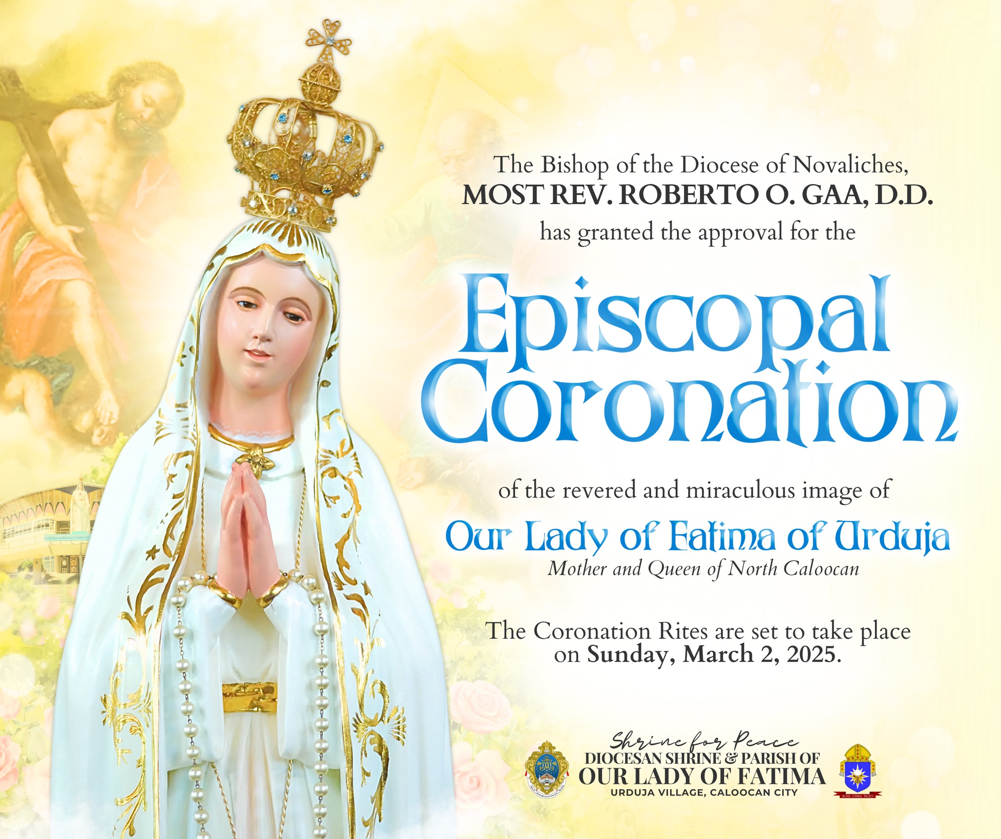 Diocesan - VIVA LA VIRGEN CORONADA! The Shrine Rector and Parish Priest ...