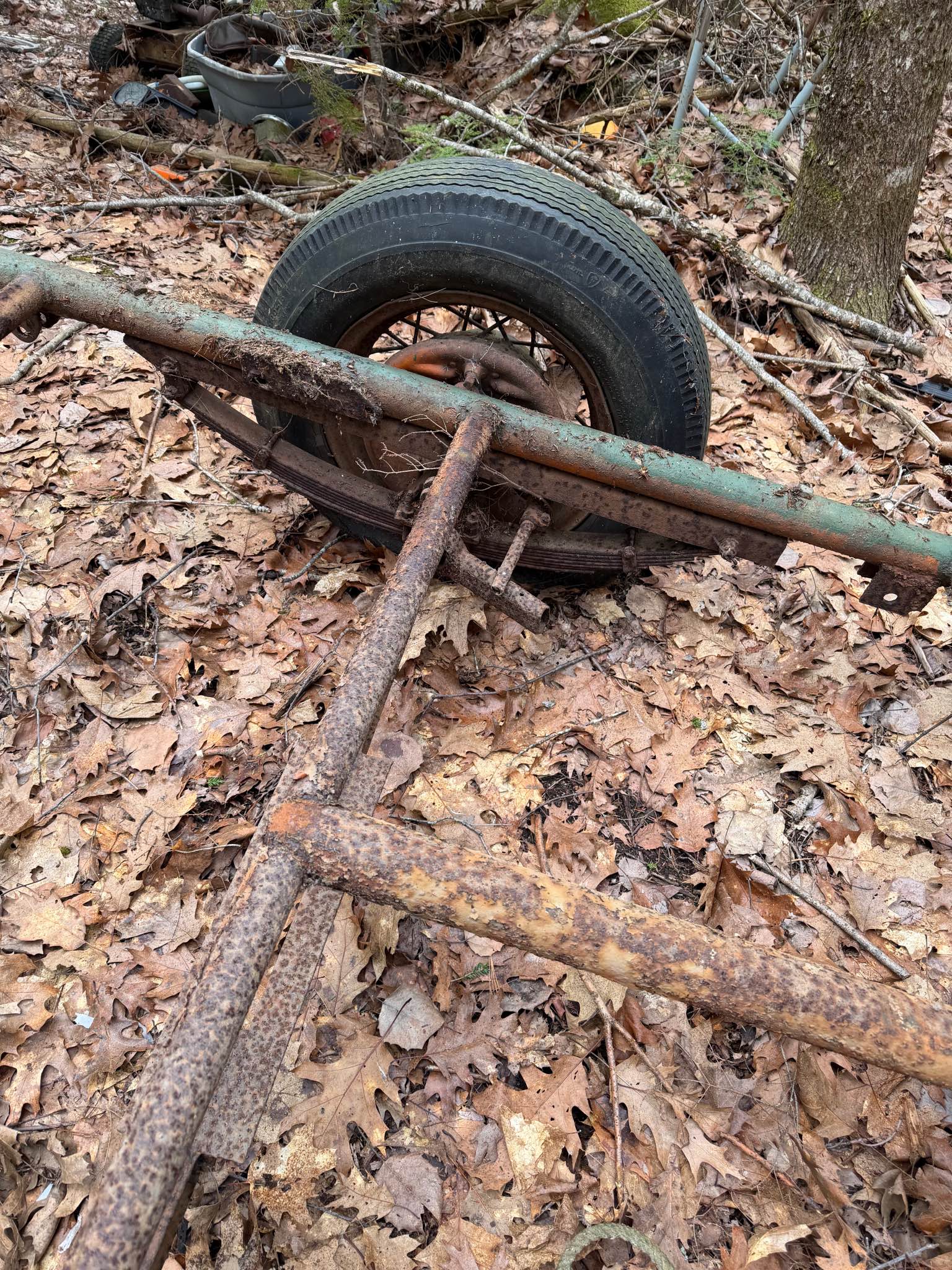 Utility Trailer With a Model A Ford Frontend - Car Wheels, Tires ...