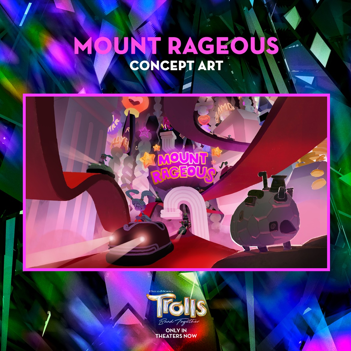 Trolls - We ride in 3, 2, 1, BRO! Props to Art Director,...